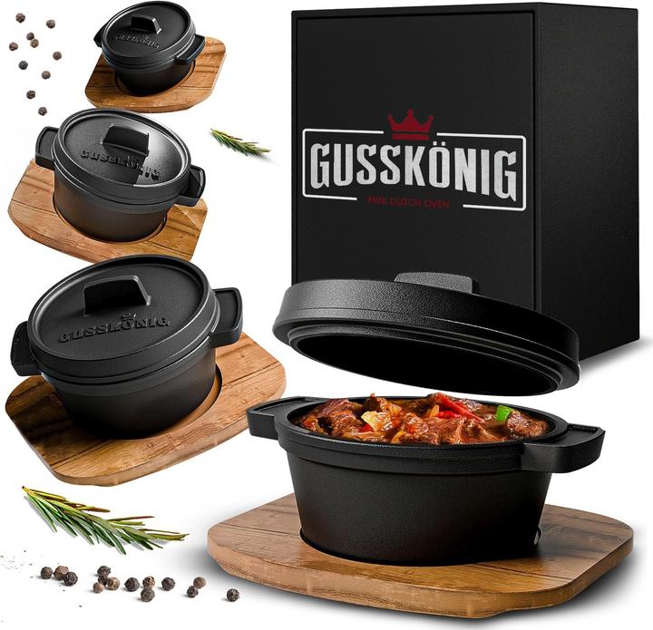 Produktbild Gusskönig Mini Dutch Oven Set