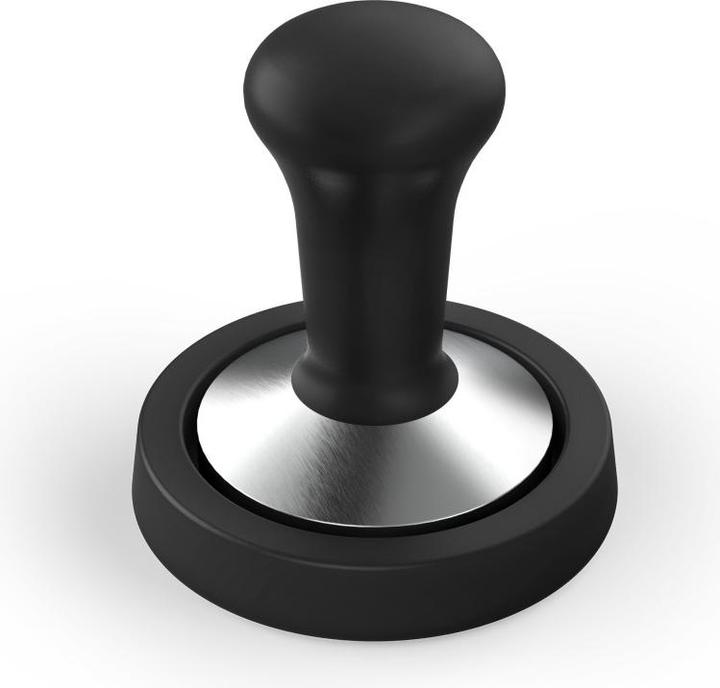 Produktbild Xavax Tamping-Set, Tamper 58 mm, Edelstahl, mit Tampermatte, rutschfest, Schwarz