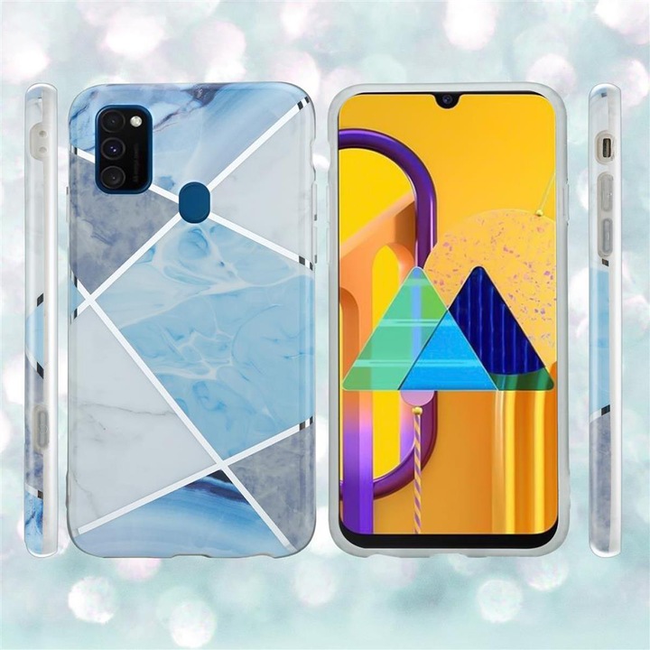 Produktbild Cadorabo IMD TPU Bunter Marmor Cover (Huawei Nova 3E)
