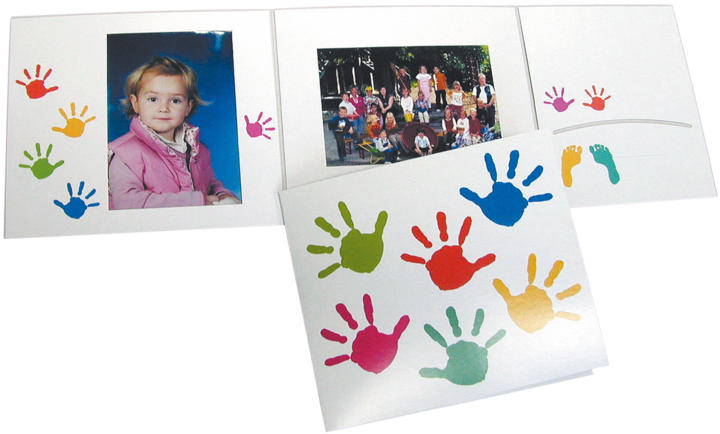 Actual product image Daiber 1x25 hands 13x18 children portrait folders (13 x 18 cm)