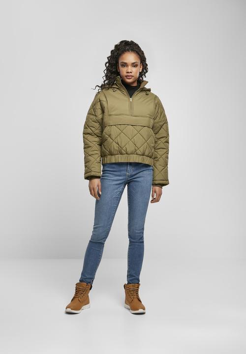 Image du produit Urban Classics Ladies Oversized Diamond Quilted Pull Over Jacket (XL)