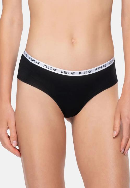 Produktbild Replay Unterhose Damen-Slip mit Logo-Bund 2er Pack (XL, 2er Pack)