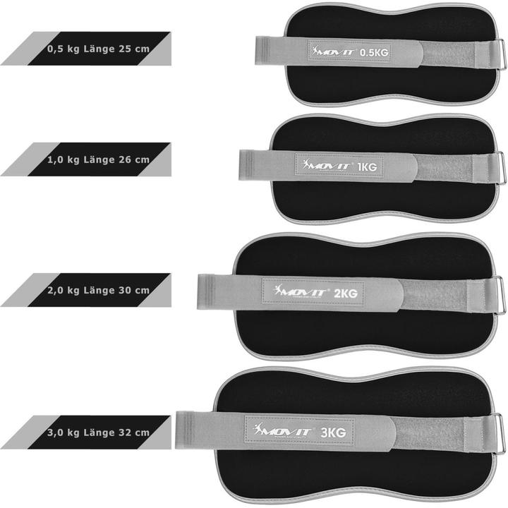 Produktbild Movit Gewichtsmanschetten (2 x 2 kg)