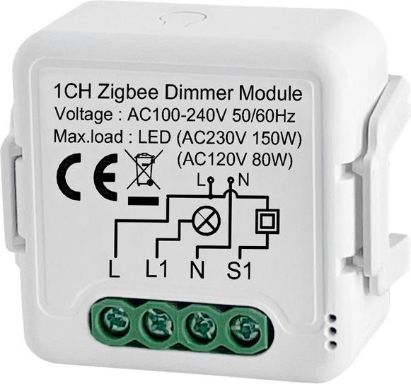 Produktbild Netplus Smart Dimmer Module 1-Kanal Zigbee (Dimmaktor)