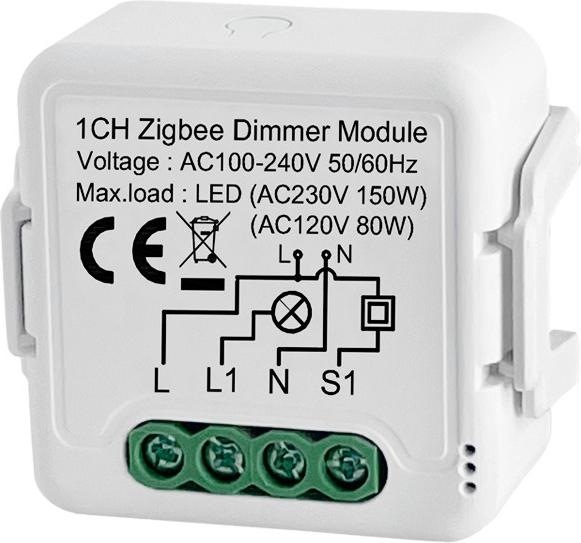 Actual product image Netplus Smart Dimmer Modules 1-Channel Zigbee (Dimming actuator)