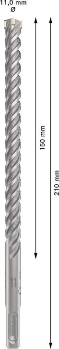 Produktbild Bosch Professional Zubehör PRO SDS plus-5X Hammerbohrer, 11 x 150 x 210 mm (11 Millimeter)