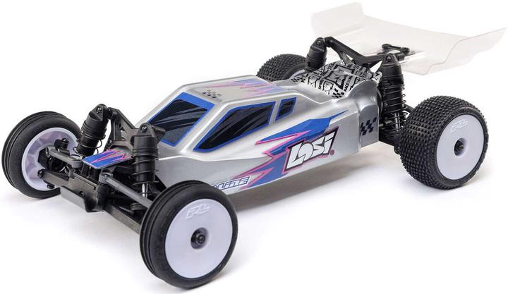 Actual product image Losi Micro-B 1/24 2WD Buggy RTR, Silber (RTR Ready-to-Run)