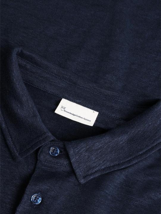 Produktbild KnowledgeCotton Apparel Linen Polo (S)