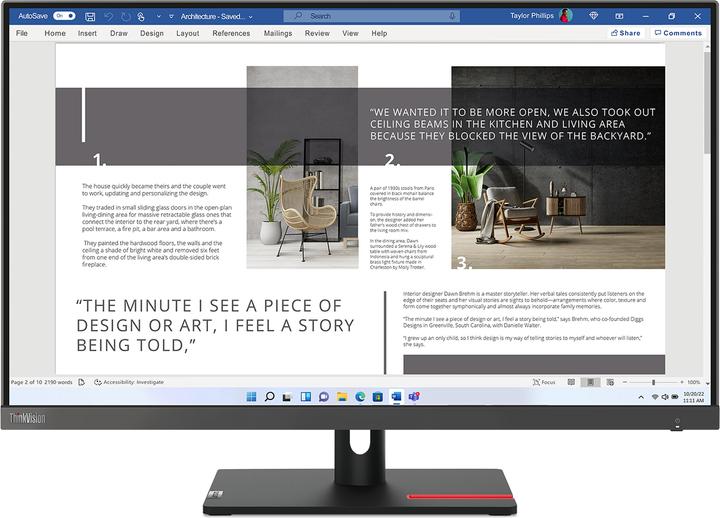 Lenovo ThinkVision S27i-30 (1920 x 1080 pixels, 27")