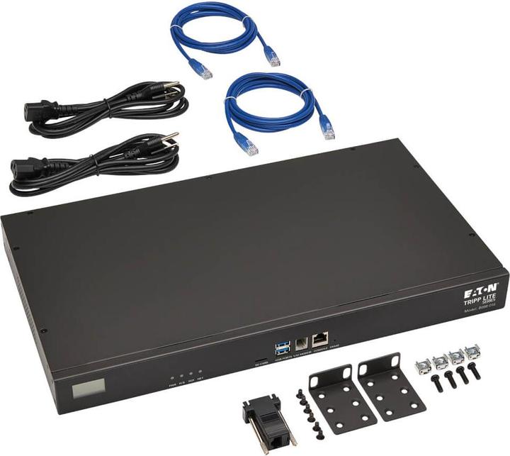 Produktbild Eaton 16-Port Console Server USB Ports 2 - Dual GbE NIC 16 Gb Flash SD Card Desktop/1U Rac