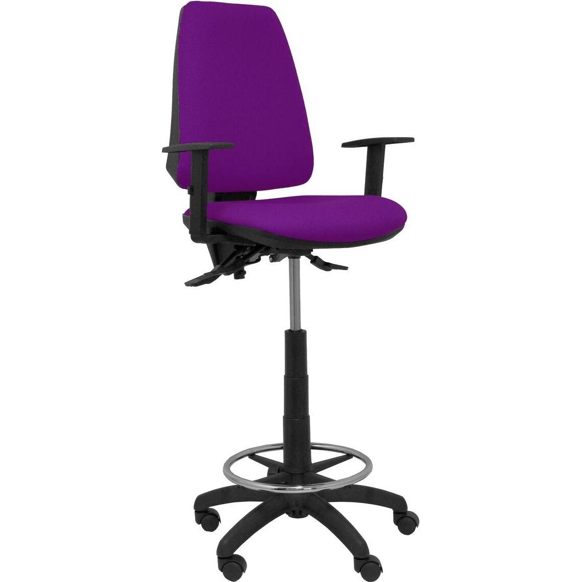 Piqueras y Crespo, Bürostuhl, Hocker Elche P&C 60B10RN Lila