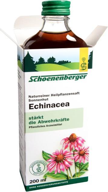 Produktbild Schönenberger Echinacea naturreiner Pflanzensaft Sonnenhut, 200 ml Lösung