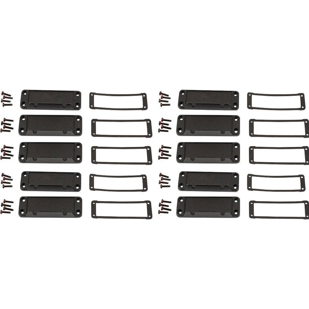 Hammond Endplatte Aluminium Schwarz (L x B x H) 16 x 87 x 31mm 10St., Elektronikzubehör + Gehäuse, S