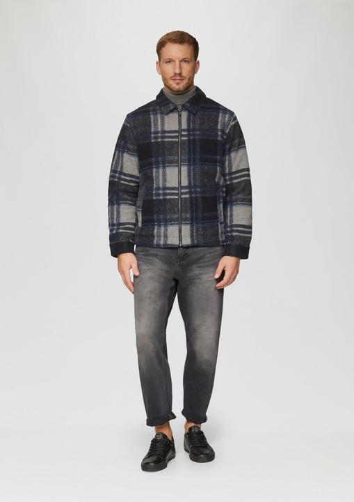 Actual product image S.Oliver Outdoor-Jacke Karierte Hemdjacke aus Wollmix (XL)