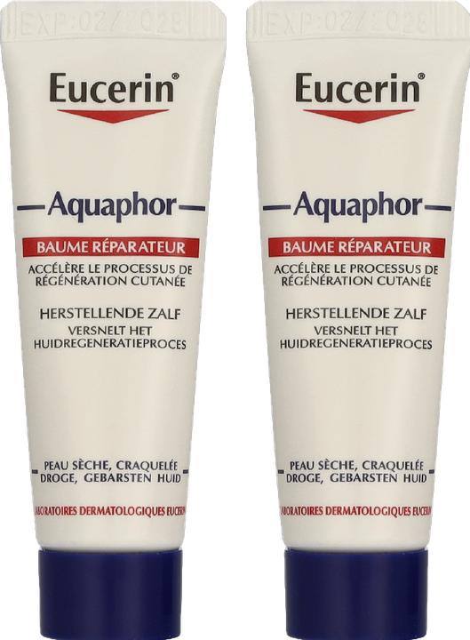Actual product image Eucerin Set of 2 Regenerating Balms Aquafor - 2 x 10 ml (Body care set)