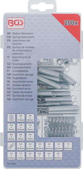 Image du produit BGS Assortiment de ressorts