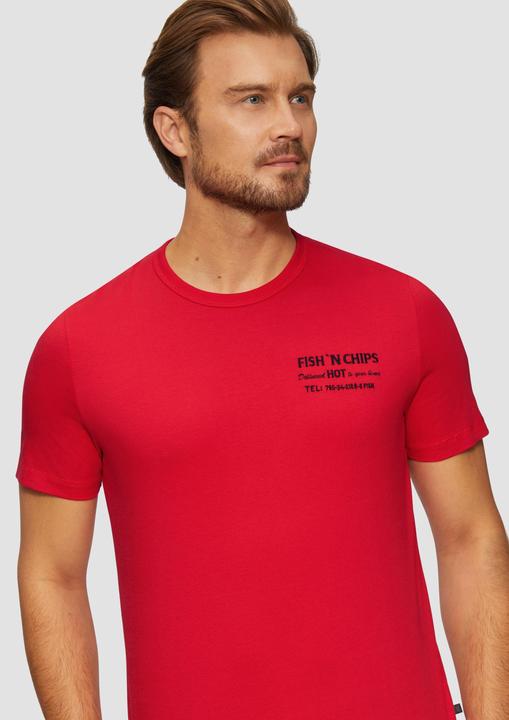 Image du produit S.Oliver T-Shirt Baumwollshirt mit Frontprint (S)