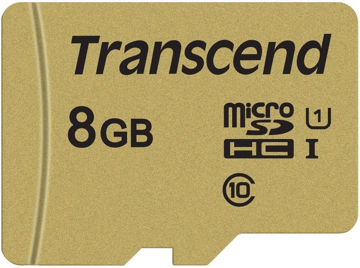 Produktbild Transcend 8GB UHS-I U1 SD CARD (8 GB, microSDXC, U1, UHS-I)