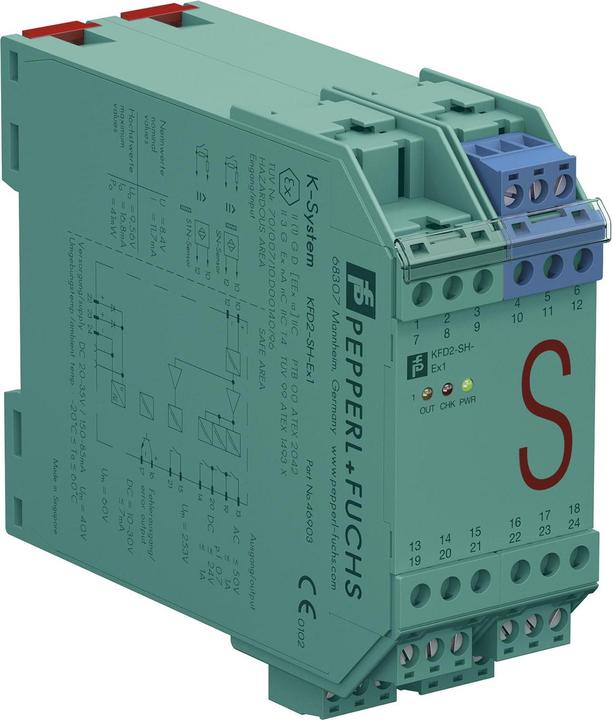 Actual product image Pepperl & Fuchs PepperlFab Isolating Switching Amplifier 1-Channel,A:Relai KFD2-SH-Ex1
