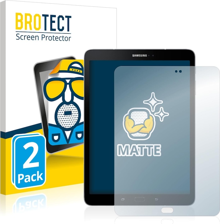 Productafbeelding BROTECT Antireflecterende schermbeschermer mat (2 Stuk, Galaxy Tab S3)