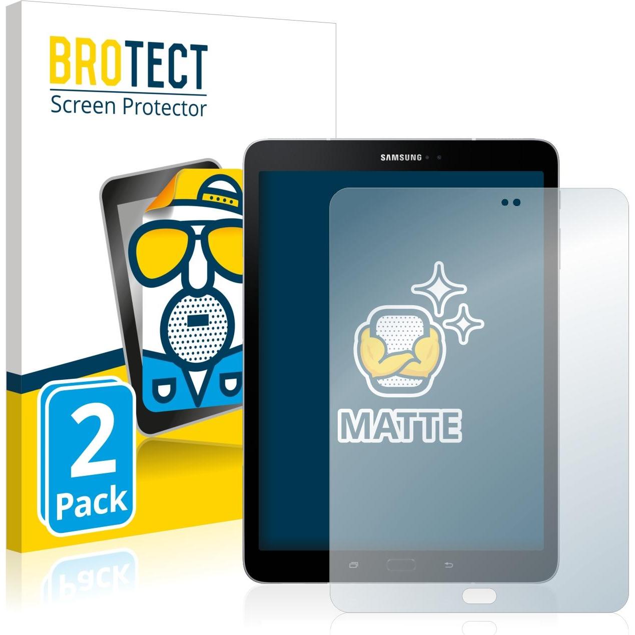 BROTECT Entspiegelungs-Schutzfolie Displayschutz Matt (2 Stück, Galaxy Tab S3), Tablet Schutzfolie