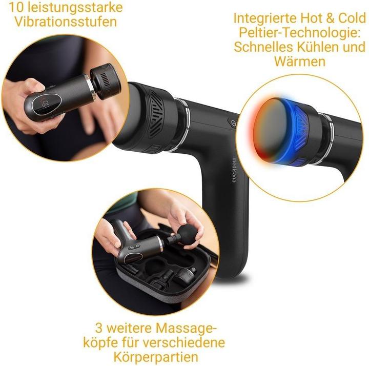 Actual product image Medisana MG 560 Heiss&Kalt-Pistolenmassagegerät (10 Steps, 150 min)