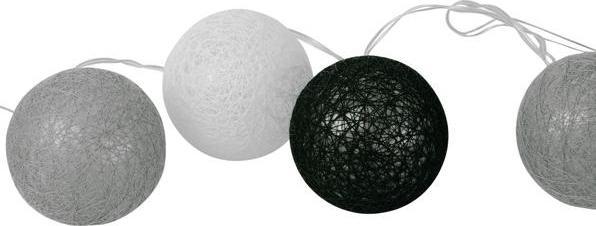 Produktbild Cepewa Lichterkette mit 10 Baumwoll-Lampions (3 m)