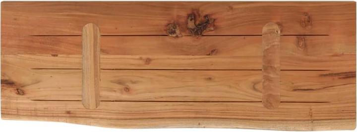 Image du produit VidaXL Étagère murale Rectangulaire Bord d'arbre Étagère suspendue Bureau Étagère en bois massif Acacia