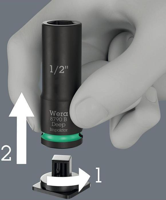 Productafbeelding Wera 8790 Impaktor Deep Imperial Set 1, 3/8, 13-teilig