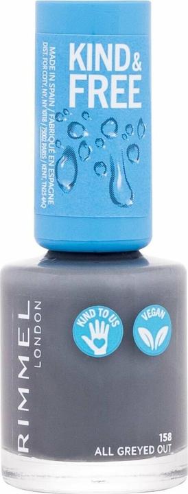 Rimmel London Kind & Free 8 ml (158-All Greyed Out, Colour paint)