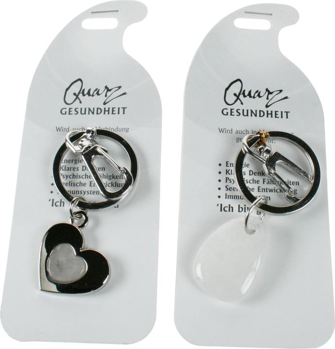 Produktbild Roost Schlüsselanhänger Gesundheit G232 Quarz 2 Motive (assortiert) (Quarz)