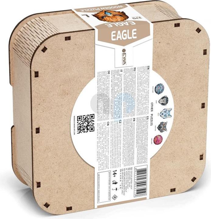 Immagine prodotto Eco Wood Art Puzzle in legno L - Aquila (in scatola di legno con 370 pezzi) (370 pezzi)