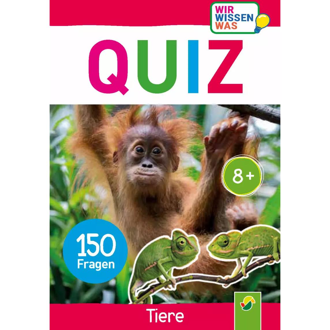 Thumbnail - Quiz Tiere • 150 Fragen für schlaue Kids, Kinderbücher