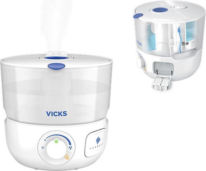 Image du produit Vicks Kaltluft Ultraschall-Luftbefeuchter VUL585E Obere Befüllung (35 m²)
