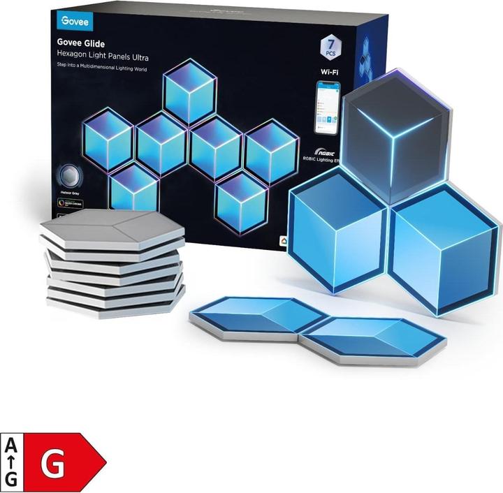 Actual product image Govee Glide Hexa Ultra (130 lm)