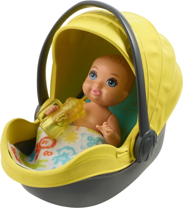 Immagine prodotto Barbie Skipper Babysitters Inc. bambola e set da gioco, bambolina con passeggino 2 in 1