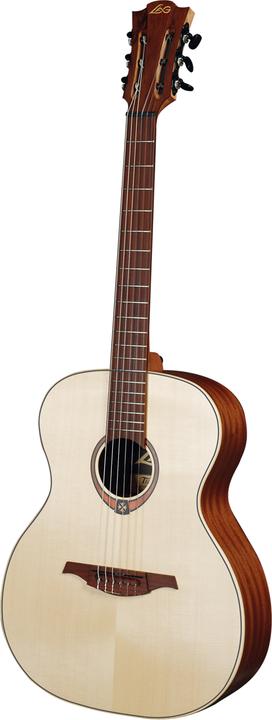 Lâg Guitars LÂG Tramontane Folk Nylon TN70A Auditorium (Chitarra classica, Peccio, Sapele)