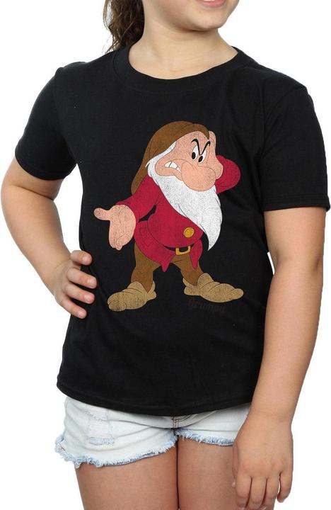 Produktbild Disney Snow White And The Seven Dwarves Classic Grumpy TShirt Mädchen (140, 146)
