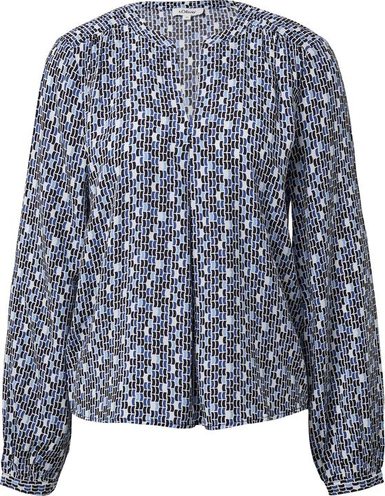 Immagine prodotto s.Oliver Bluse Bluse aus Viskose mit All-over-Print (46)