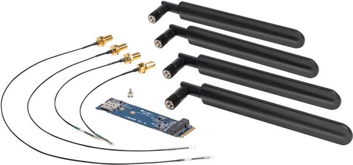 Image du produit Shuttle WWN04 LTE (4G/5G) Kit adaptateur M.2 2280 et antennes externes pour compatibles