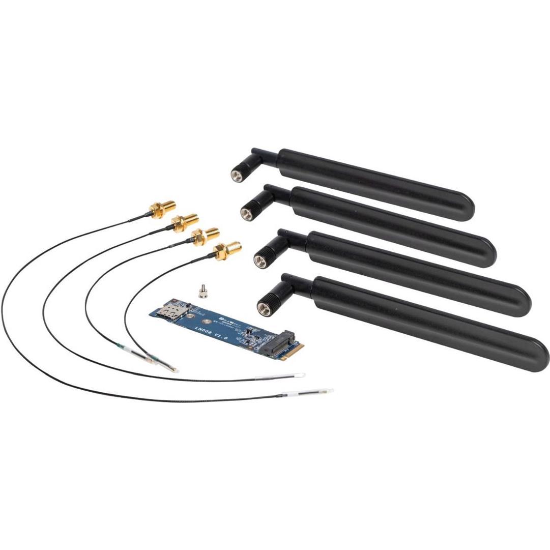 Shuttle WWN04 LTE (4G/5G) M.2 2280 Erweiterungkit inkl. Antennen für DS50U series and All In One PC, Netzwerkkarte, Blau...