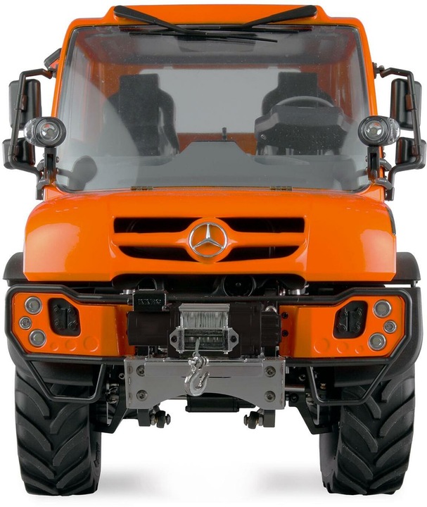 Immagine prodotto Amewi Mercedes-Benz Unimog, trasportatore di attrezzi 4WD (RTR pronto all'uso)