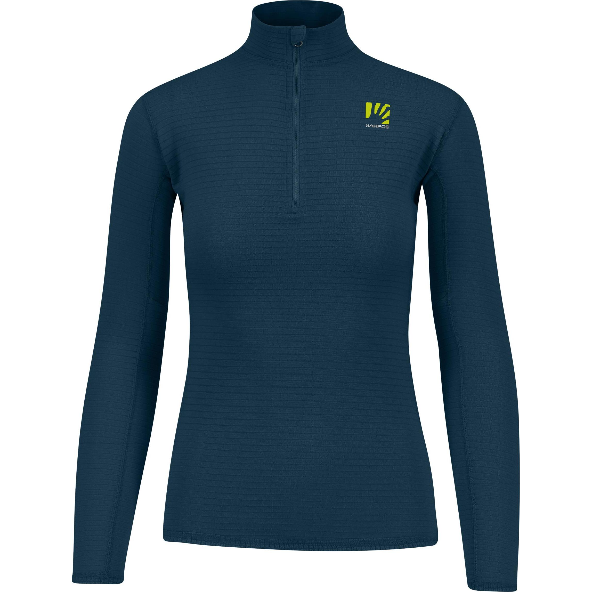 Karpos, Damen, Pullover, Women's Croda Light Half Zip, Blau, (L)