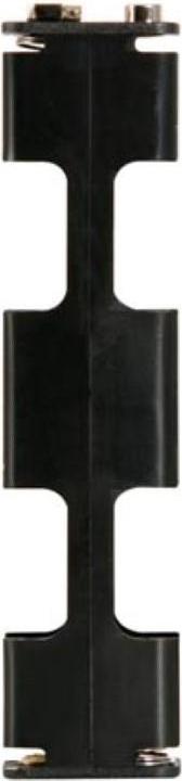 Actual product image Velleman Battery Holder For 4 x Aa-Cell (With Snap Terminals)