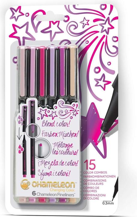 Produktbild Chameleon Fineliner Set (Mehrfarbig, 6 x)