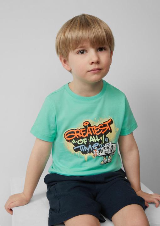 Actual product image S.Oliver T-Shirt T-Shirt aus Baumwolle mit Frontprint (128, 134)