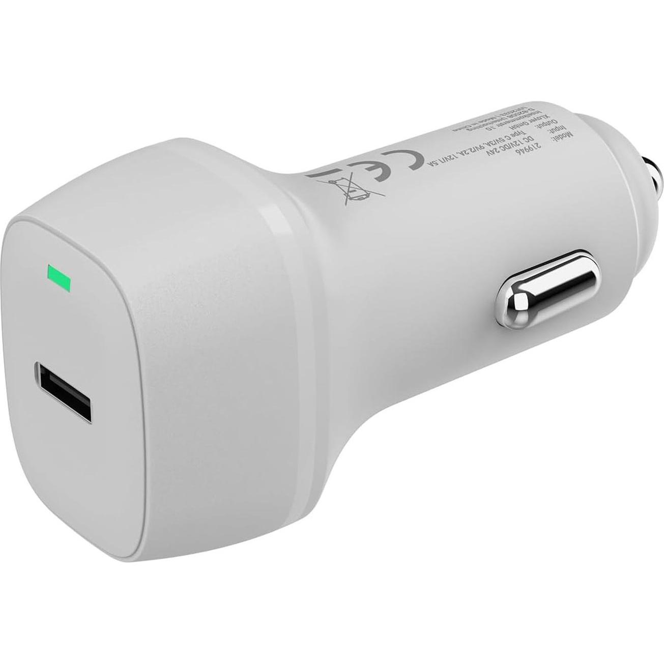 Xlayer USB Type-C Kfz-Ladegerät (20W), weiss, Adattatore per auto, Bianco