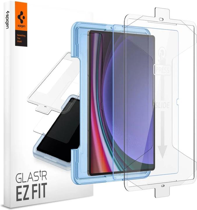 Spigen Glas.TR Sam Tab S9 Ultra 14.6" X910/X916B "EZ FIT" szkło hartowane AGL06998 (1 pcs., Galaxy Tab S9 Ultra)