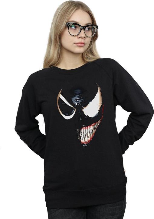 Actual product image Womens/Ladies Venom Split Face Sweatshirt (M)