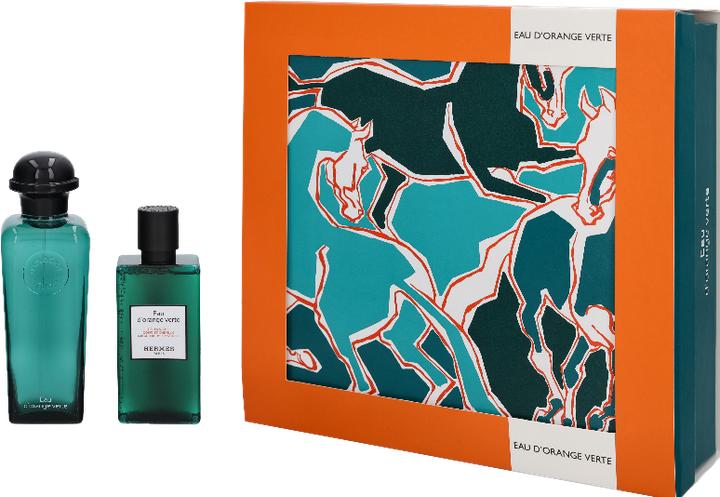 Actual product image Hermès Concentre d'Orange Verte Eau De Cologneunisex Giftset 180 ml (Perfume set)